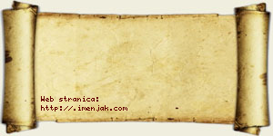 Večerinka Mijailović vizit kartica